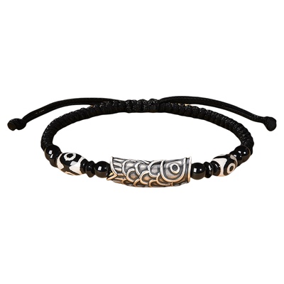 【中国黄金】上岸锦鲤手链男款