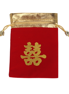 首饰品包装袋红色手串锦囊核桃