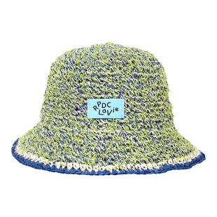 RPDCLaVie「夏日信号」度假帽子海边渔夫帽圆顶帽编织草帽女rpdc