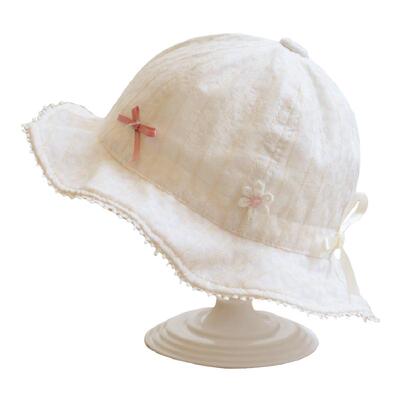 女宝宝夏季薄款新生儿公主帽