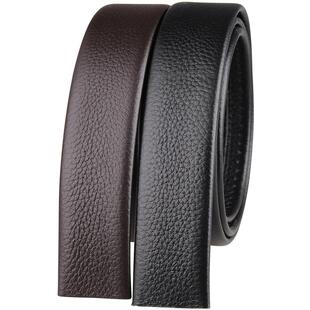 皮带不带头男款真皮无头腰带自动扣皮带条无扣牛皮带不要扣头2025