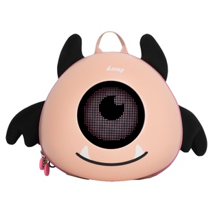 LOY小恶魔卡通背包LED少女可爱学生卡通粉色黄色双肩包儿童礼品