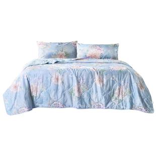 富安娜夏被纯棉夏凉被全棉可机洗空调被棉被单双人学生薄被子被芯