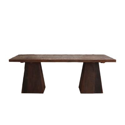 侘寂风实木茶桌椅组合