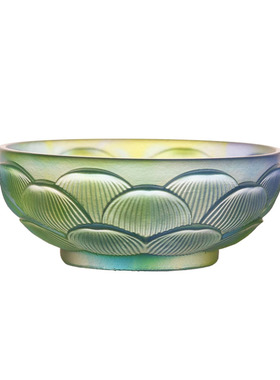 珍悦古法琉璃莲花供水杯供碗