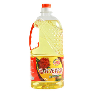 红果实新疆红花籽油1.5L*2家用绿色食品物理压榨一级健康植物油
