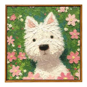 猫咪小狗石英砂丙烯肌理画diy手工材料全套手绘卡通数字油画填色