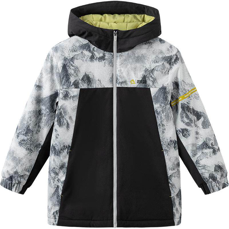 巴拉巴拉男童棉服外套耐磨防护潮