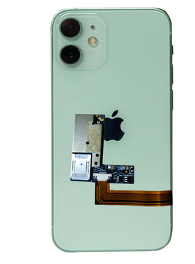 iPhone双卡双待神器13mini12迷你SE3SE2XS8P7P6S改双卡免剪卡免拆机苹果皮安装简单即装即用