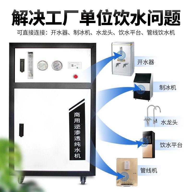 商用净水机大流量ro反渗透学校纯水机净水器商务中央酒店800G大型