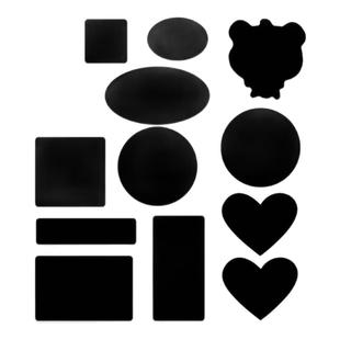 羽绒服的补丁贴强力粘修补无痕贴可水洗衣服破洞黑色补贴自粘免缝