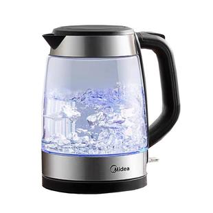Midea/美的 SHJ1722电热水壶玻璃家用烧开水壶泡茶1.7L全自动断电
