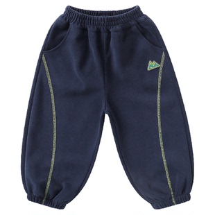 右欧儿童山系休闲卫裤男童宝宝春秋户外运动长裤2026新款童装裤子