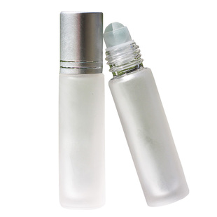 香水分装瓶滚珠式10ML香薰磨砂玻璃精油小空瓶高档走珠便携美容院