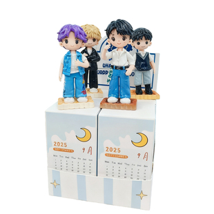 圈圈陶手作盲盒手办软陶人偶石塑黏土风生日礼物闺蜜毕业医生