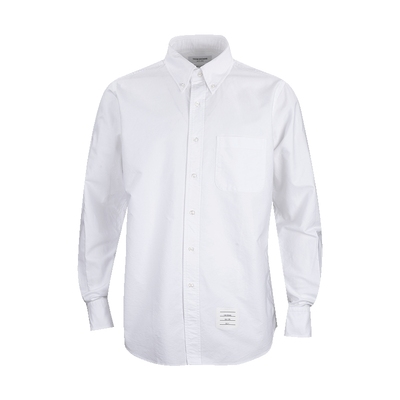 ThomBrowne贴袋长袖衬衫男士