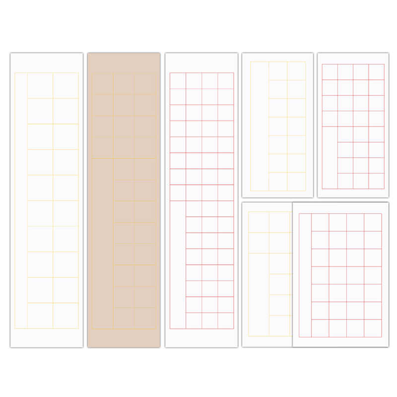 学生毛笔字书法考级专用宣纸方格