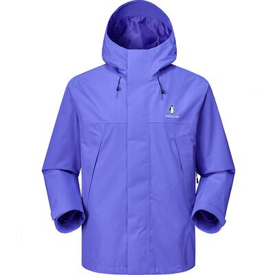 企鹅户外单层防风防水冲锋衣