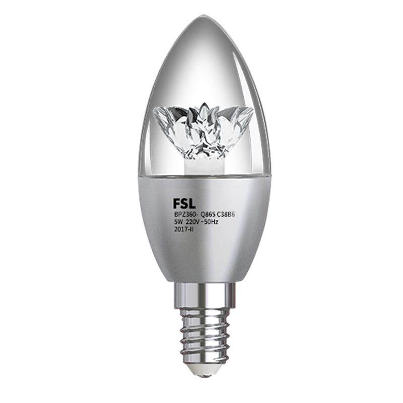 FSL佛山照明尖泡蜡烛灯拉尾220V