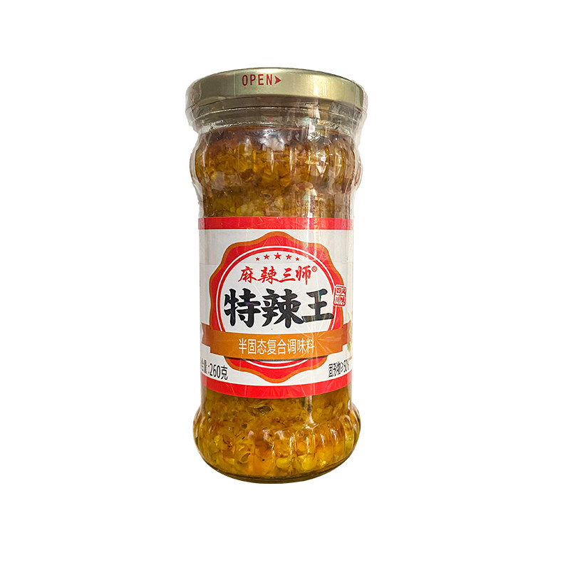 四川麻辣三师瓶装特辣王下饭酱