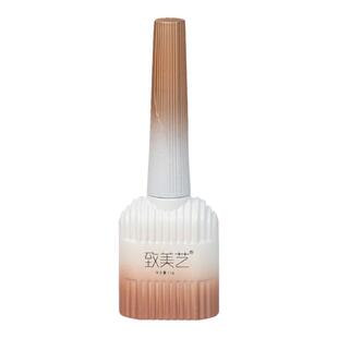 致美艺美甲钢琴黑色一笔流平上色高饱和度一抹即黑特调纯黑指甲胶