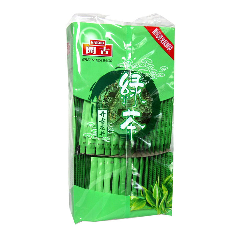 开古龙井绿茶袋泡茶100小包酒店宾馆饭店足浴会所招待用茶叶促销