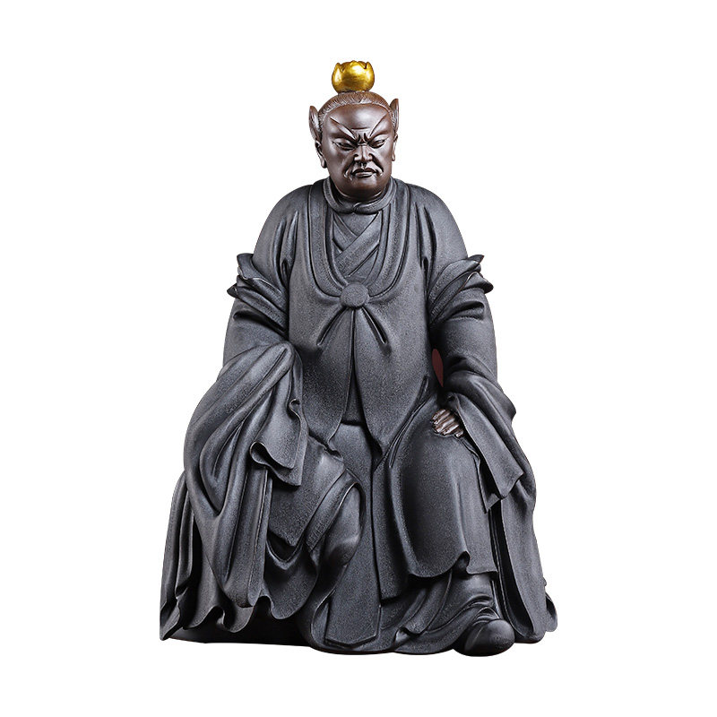 戴玉堂陶瓷张天师道家德化神像