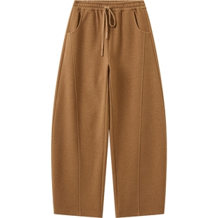 播宽松显瘦时髦香蕉裤女冬季通勤复古休闲裤DDS4KD5175