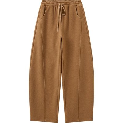 播宽松显瘦时髦香蕉裤女冬季通勤复古休闲裤DDS4KD5175