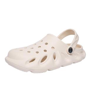 洞洞鞋女ins潮护士鞋手术室防滑厚底情侣包头夏沙滩凉拖鞋女外穿