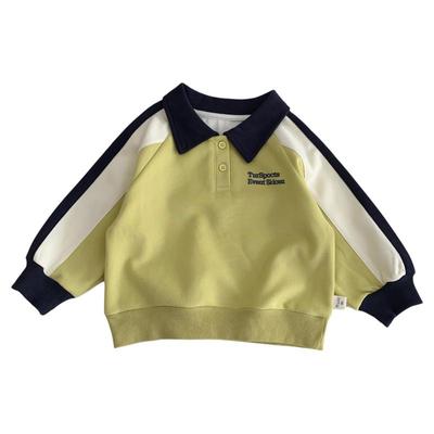 中小男童翻领POLO衫卫衣春秋上衣