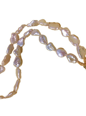 choker极光花瓣巴洛克异形珍珠