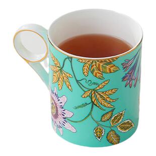 国瓷永丰源春暖花开马克杯350ml 陶瓷办公杯家用高档水杯马克杯