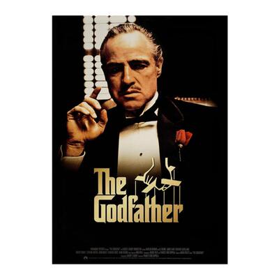 客厅装饰画教父The Godfather电影艺术海报黑帮经典海报