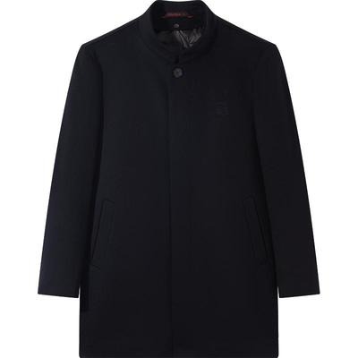 中华男士毛呢大衣柒牌冬季