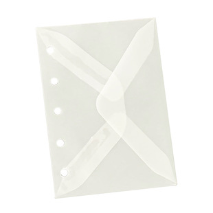 m5a7活页夹半透明硫酸纸信封 卡片手账本贴纸便签收纳袋分类diy袋