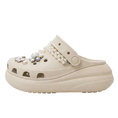 达芙妮厚底洞洞鞋女夏季透气百搭