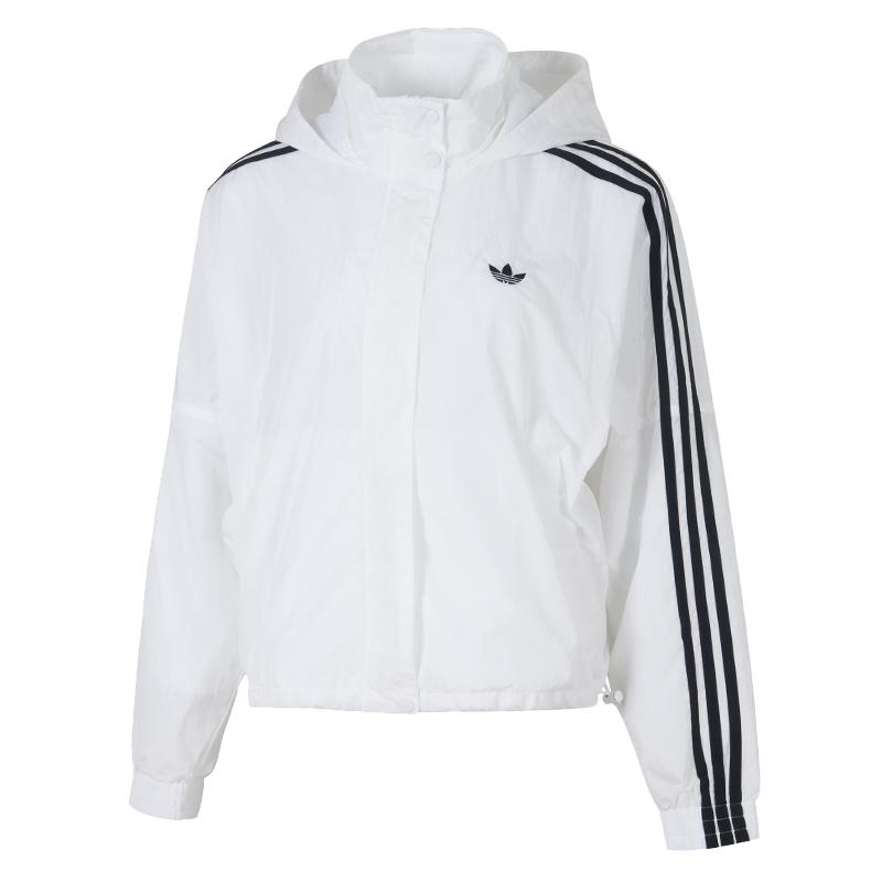 Adidas阿迪达斯三叶草女装秋季新款3S WINDBREAKER防风衣JX1450
