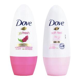 多芬走珠液女止汗露男腋下持久香体香水滚珠干爽抑汗走汗珠淡香