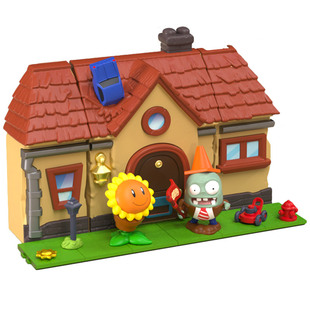 植物大战僵尸戴夫惊喜屋拆拆乐玩具儿童拼装玩偶公仔手办新年礼物