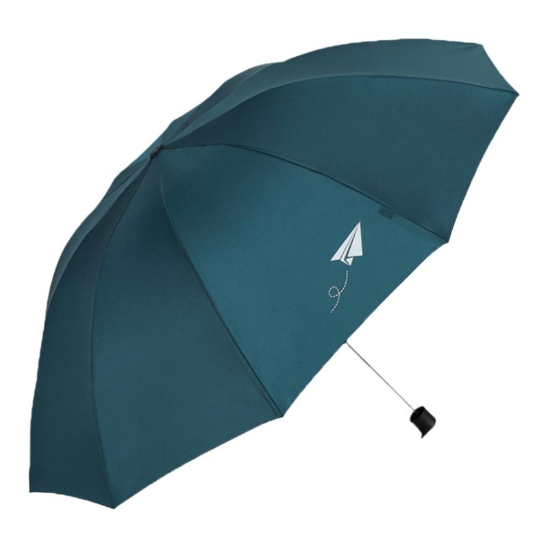 天堂伞八骨十骨加大加固抗风雨伞晴雨两用男女折叠可印LOGO广告伞