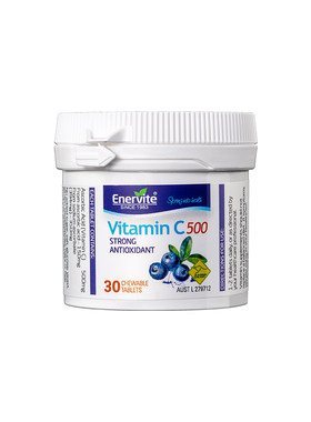 EnerVite蓝莓维生素C30粒/瓶