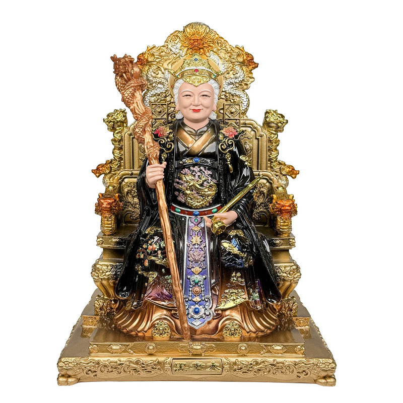 树脂黑妈妈黑老太神像桌面工艺品