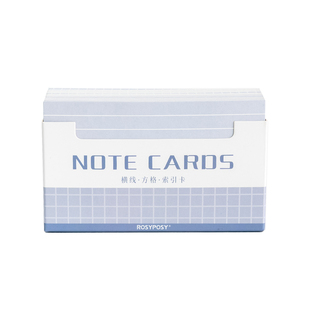 便签纸ins 索引卡计划便签本单词记忆卡片便利贴高颜值无粘性文具