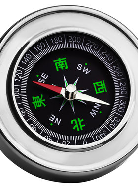 不锈钢指南针学生教具指北针小型