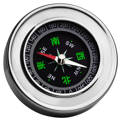 不锈钢指南针学生教具指北针小型