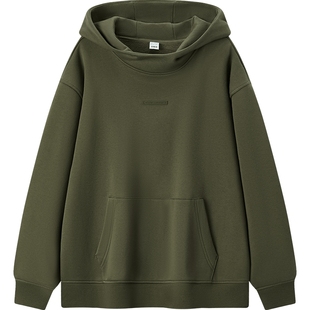 森马连帽卫衣男冬季发热抑菌oversize松弛感基础百搭休闲上衣青年