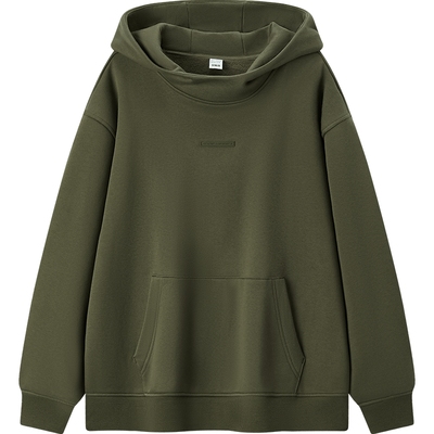 森马发热抑菌基础休闲连帽卫衣男