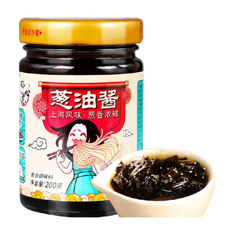 瑞心意葱油酱200g瓶装拌面酱