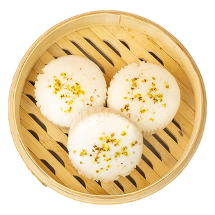 早餐点心半成品加热即食手工桂花米糕米馒头水塔糕蒸软糯小米发糕